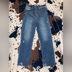 straight leg jeans